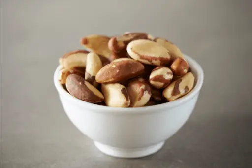 Brazil nuts in a bowl