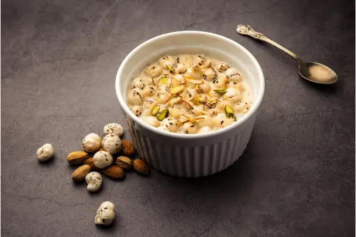 Makhana dish with other dry fruits