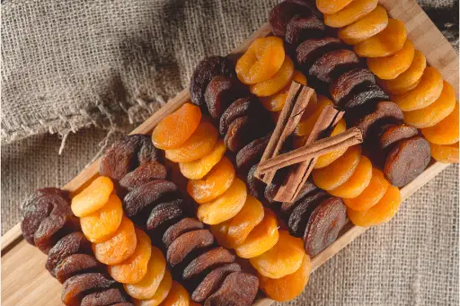 Dried apricots