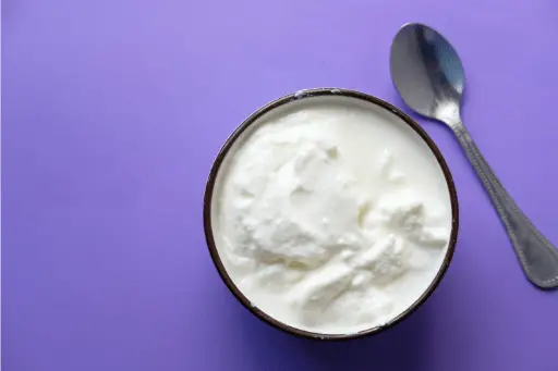 Fresh Yogurt in bowl