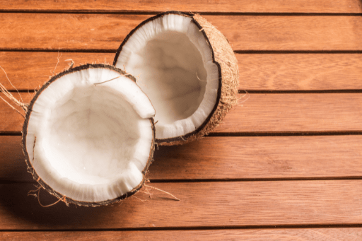 Open dry coconut