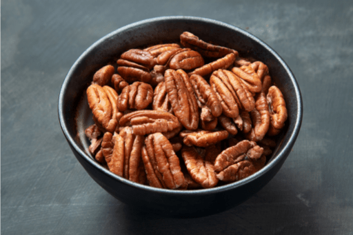 Pecan nuts in bowl