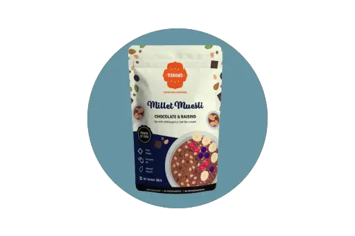 9Grams sugar free millet muesli