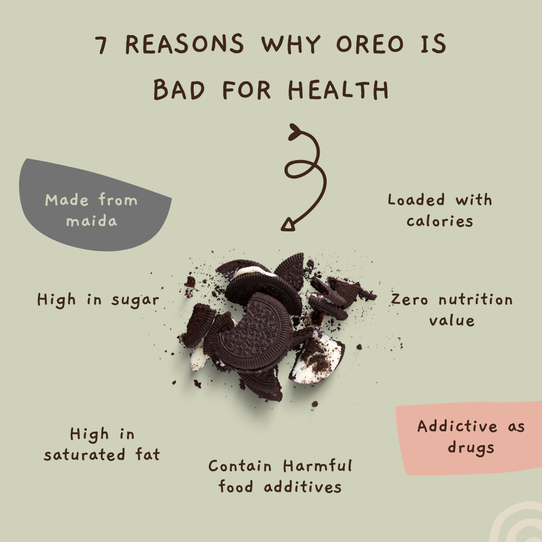Oreo biscuit is not good for health