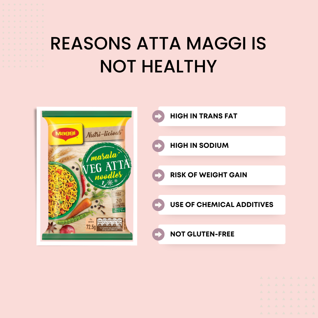 Reasons why atta maggi is not healthy for you