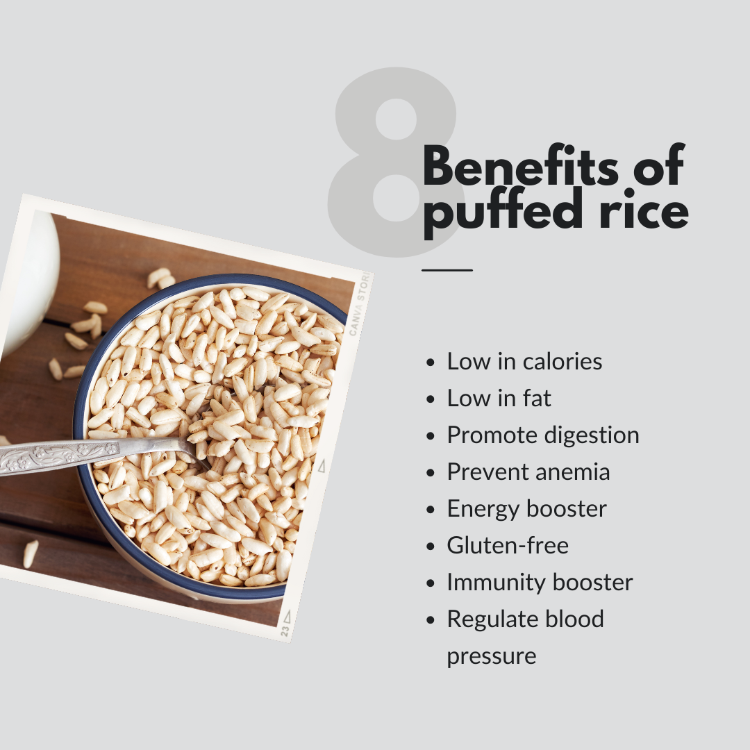 Benefits of puffed rice