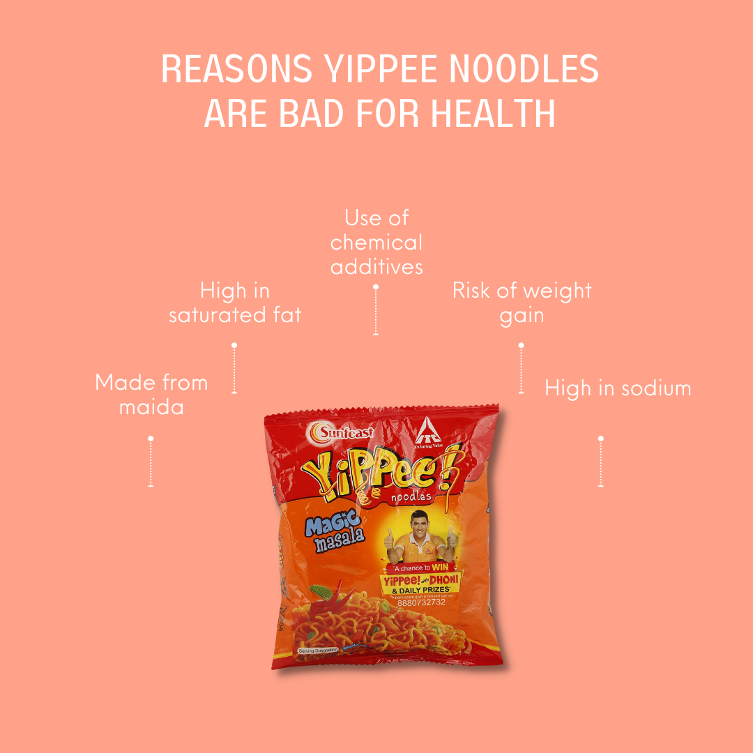 Reasons yippee noodles are bad for health