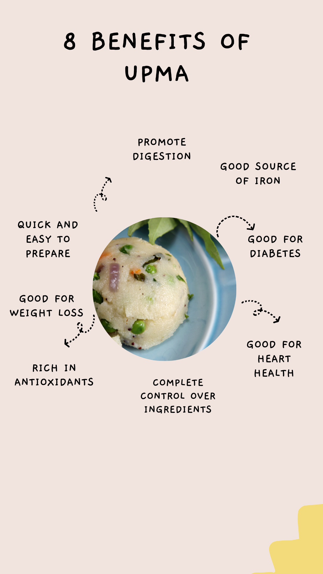 8 Benefits that makes upma healthy