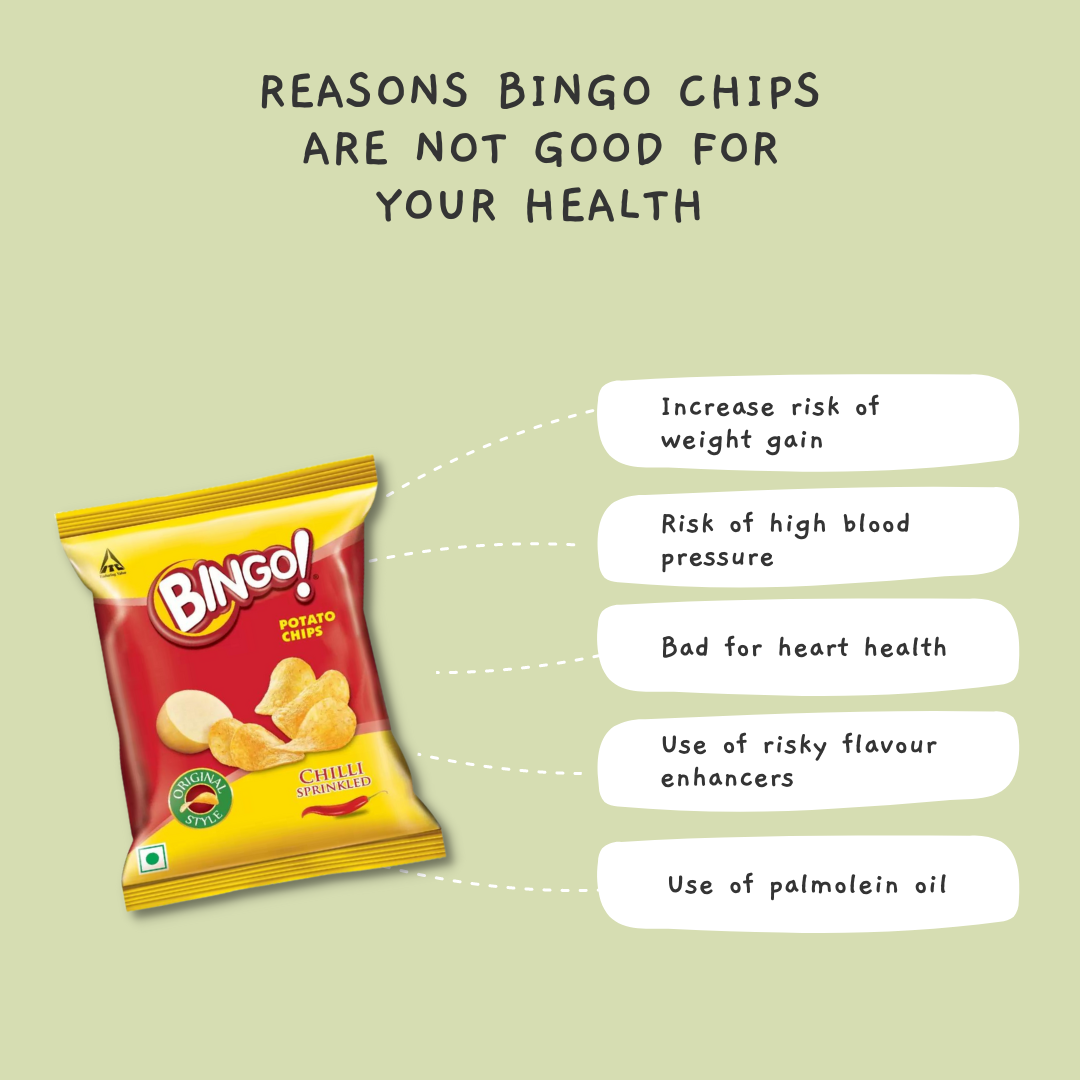 Reasons bingo chips are not good for health