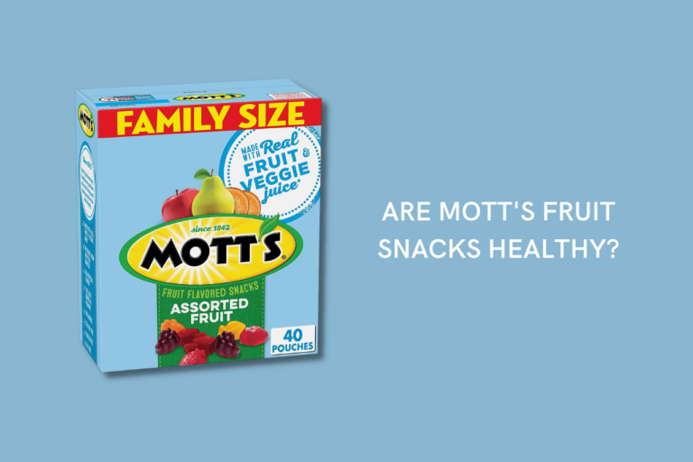 Are Mott's fruit snacks healthy