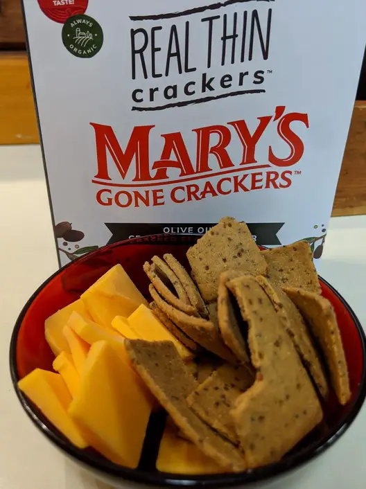 Mary's Gone crackers in bowl