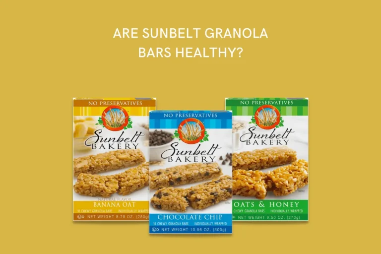 Are Sunbelt Granola Bars Healthy