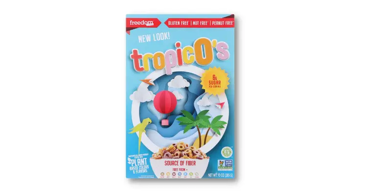 Freedom Tropico's fruity cereal