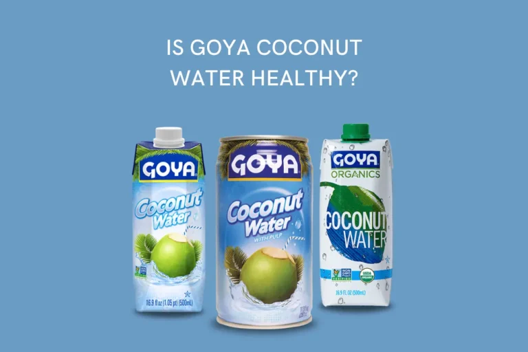 Is Goya Coconut Water Healthy