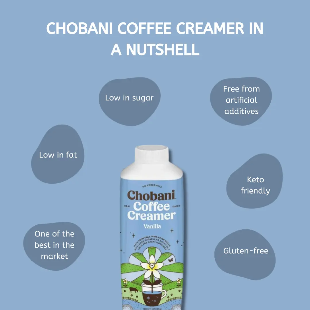 Chobani Coffee creamer in a nutshell