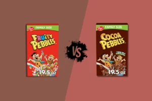 Fruity pebbles vs cocoa pebbles